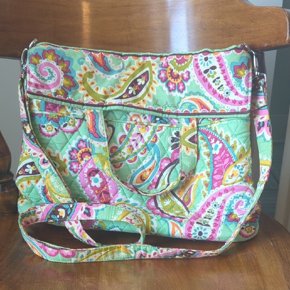 Vera Bradley Paisley Quilted Shoulder Bag